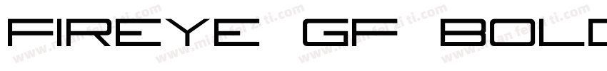 Fireye GF Bold字体转换